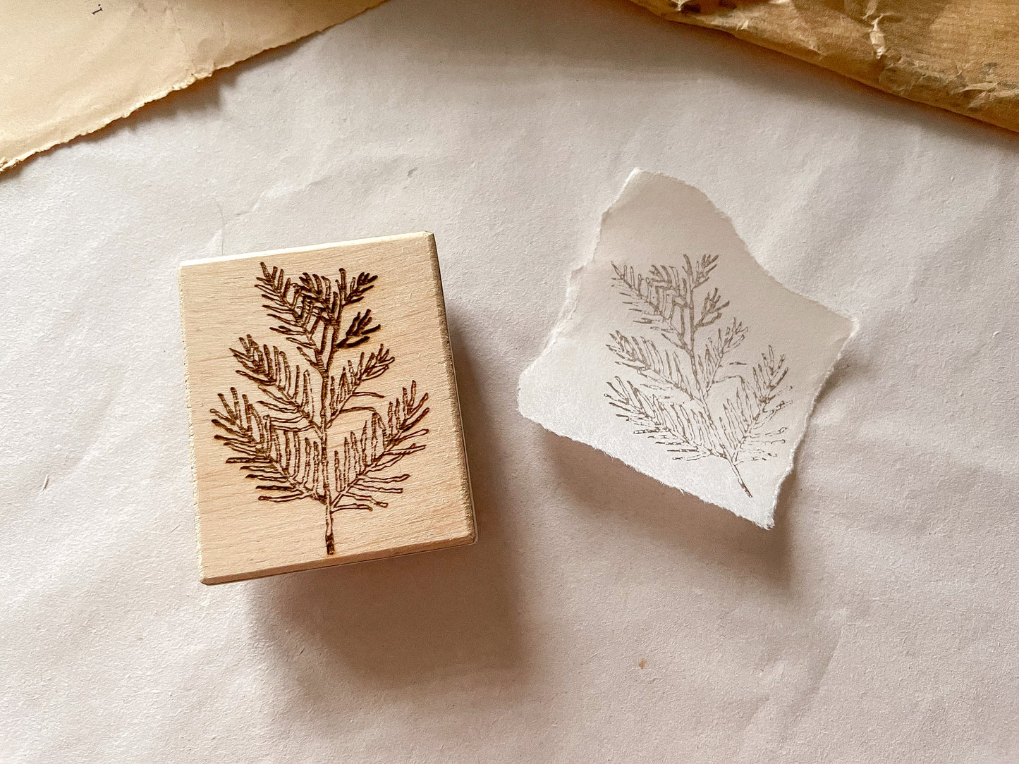 Wooden stamp frosty, stamp, laser stamp, samesjournal