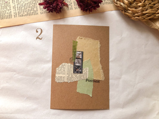 Dekorierte Postkarten Weihnachten - samesjournal