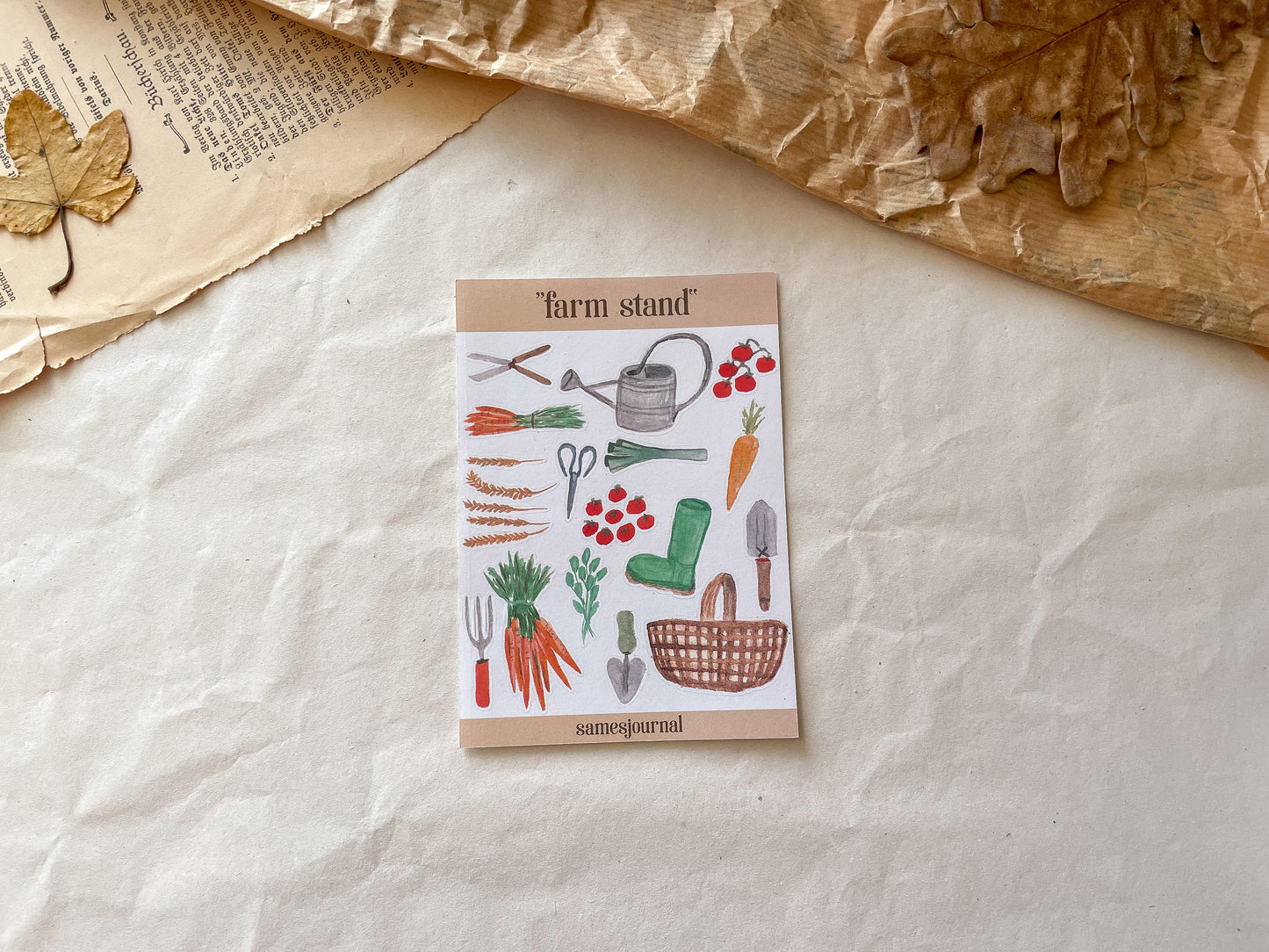 Marktstand Stickersheet