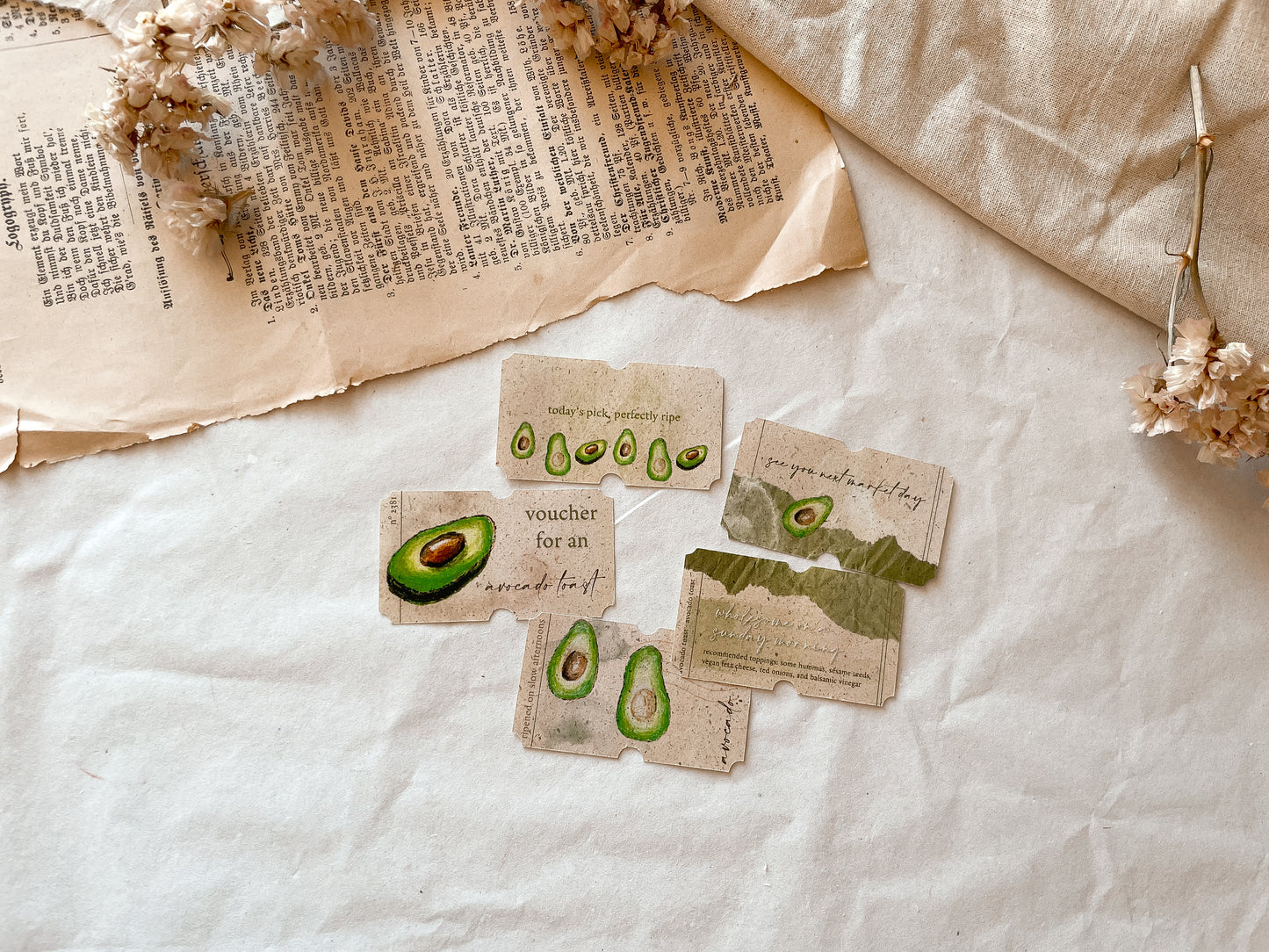 Avocado Tickets Sticker