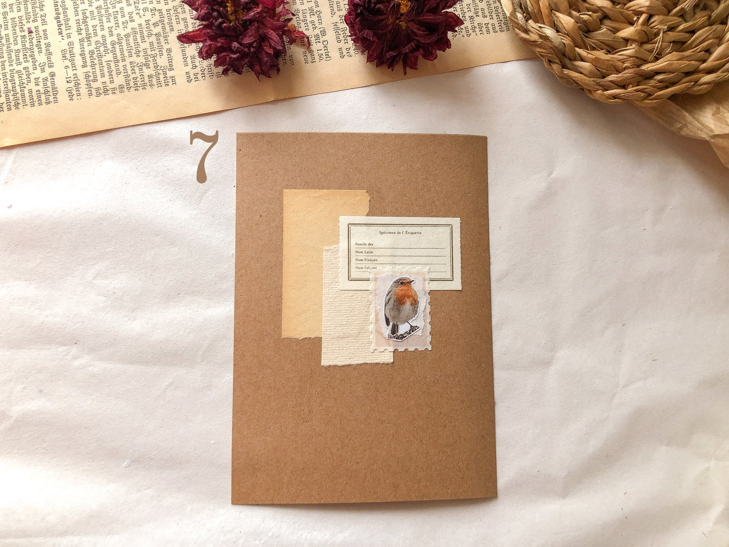 Dekorierte Postkarten Weihnachten - samesjournal