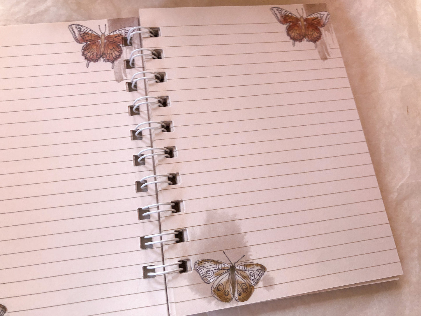 Notizbuch, Schmetterlinge, 25/50 Seiten, Notizblöcke, Buch, samesjournal