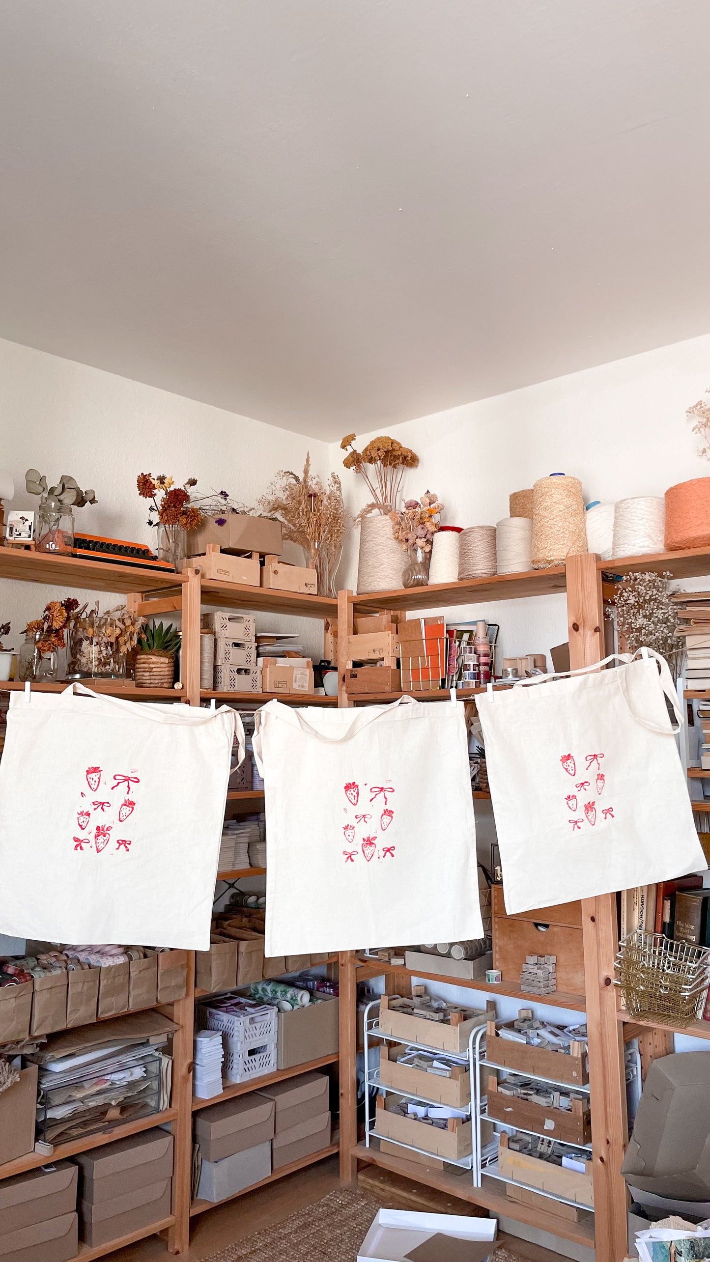 Erdbeeren Totebag