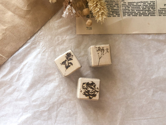 Holzstempel Mini Blumen