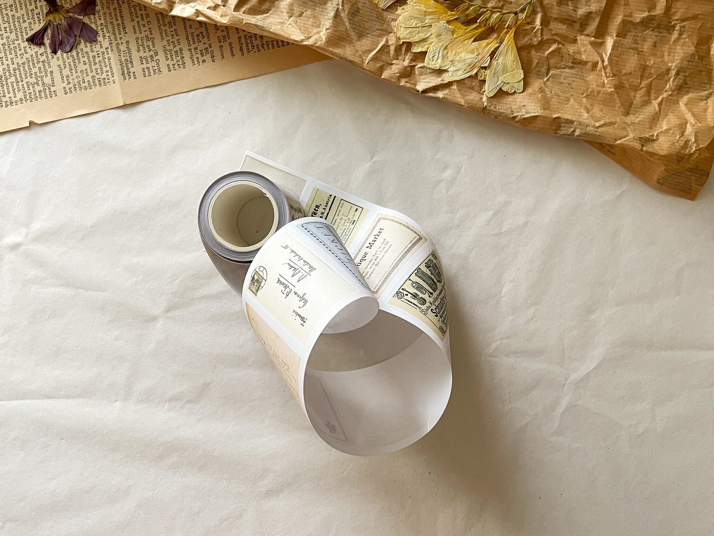 Vintage Ticket Sticker Tape