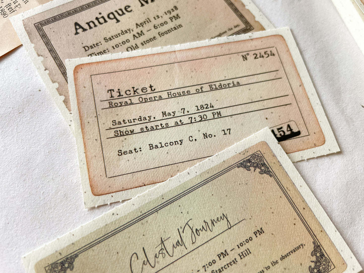 Bloc-notes Tickets, 50 pages, détachables