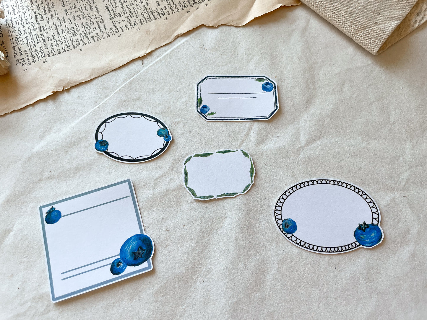 Blaubeer Label Sticker