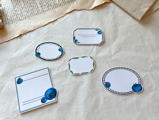 Blaubeer Label Sticker