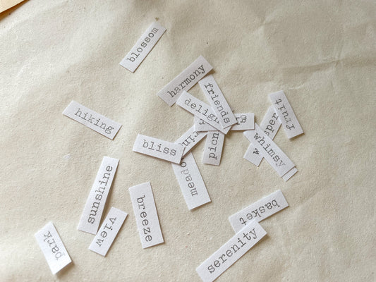 Mots et dictons de pique-nique à la machine à écrire