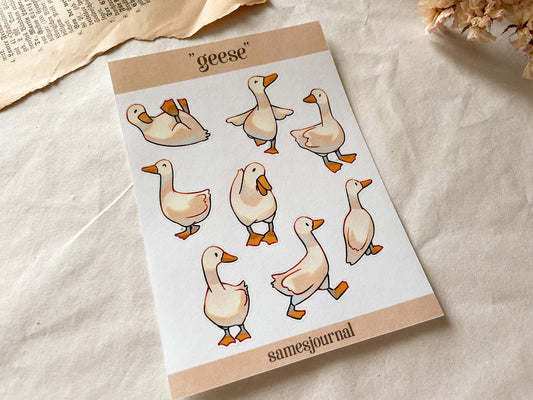 Gänse Stickersheet, Goose - samesjournal