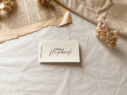 Gemischt Sticker Flipbook