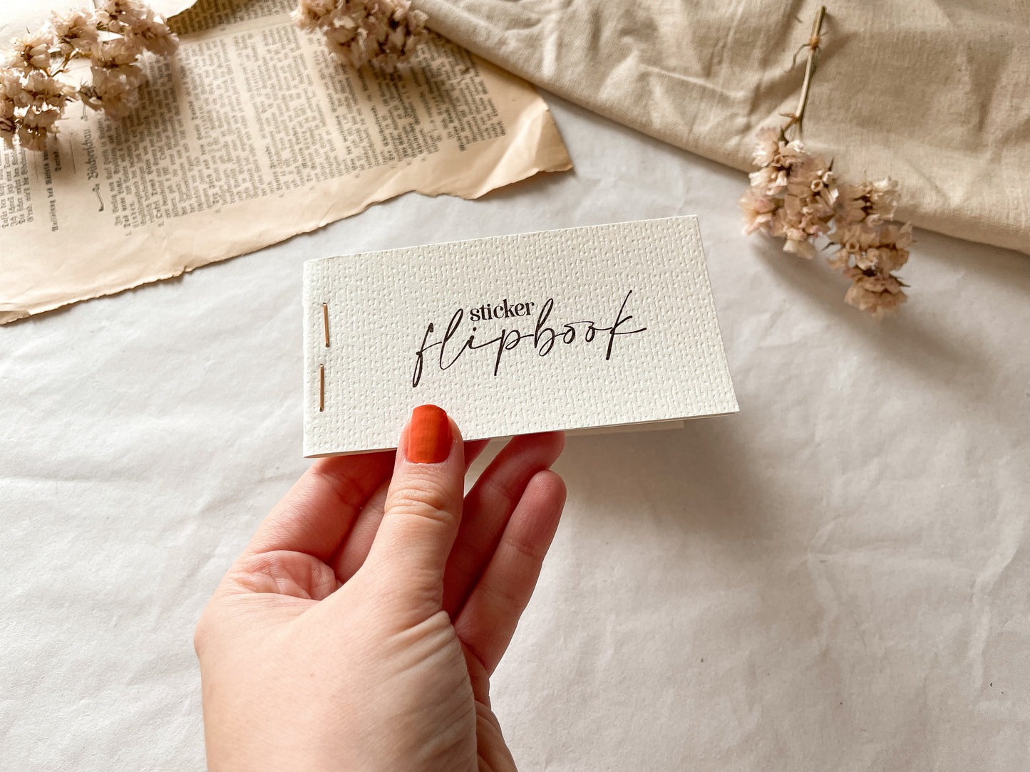 Gemischt Sticker Flipbook