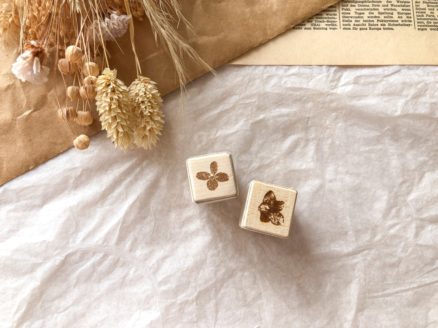 Stamp hydrangeas