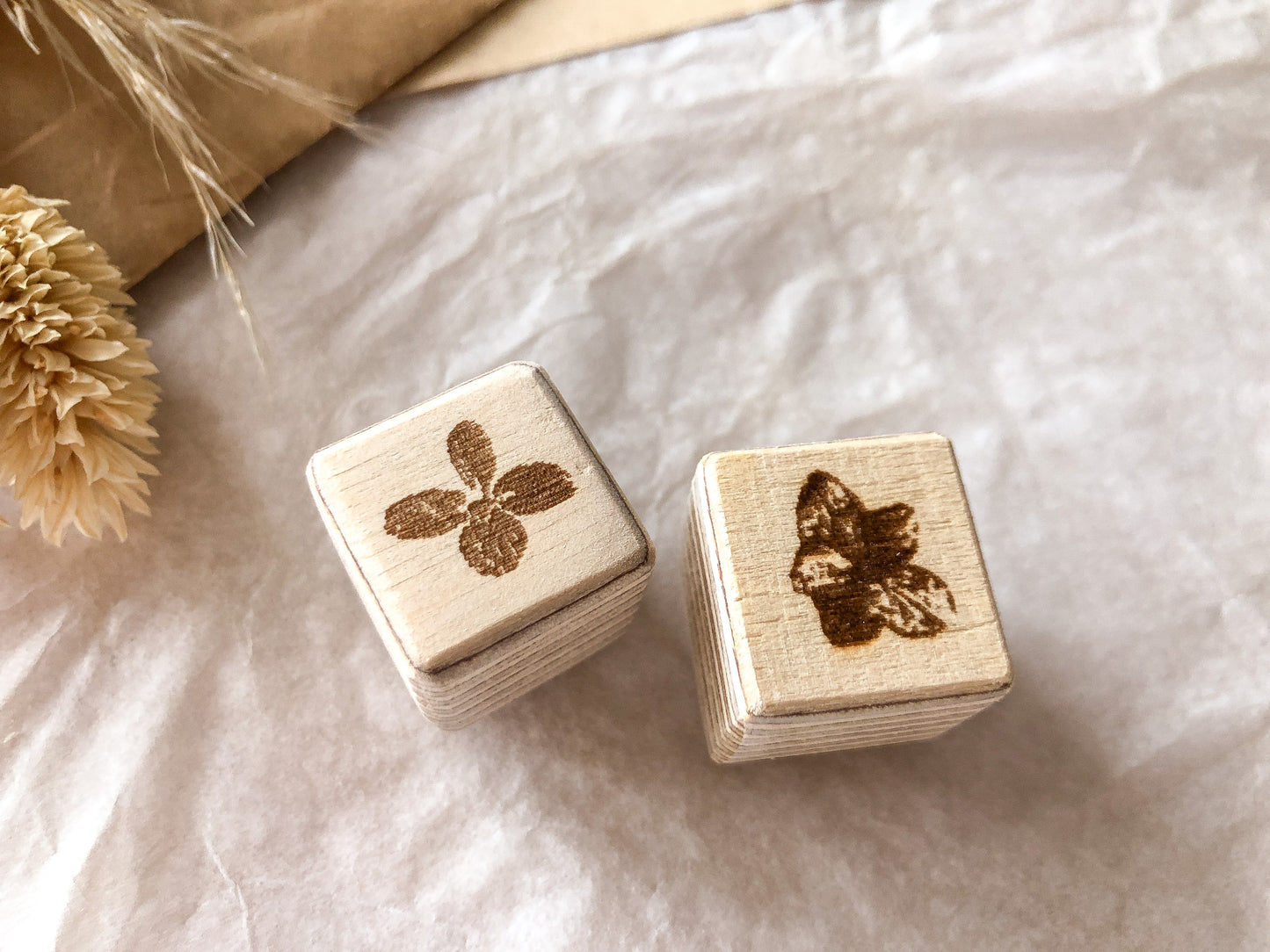 Stamp hydrangeas