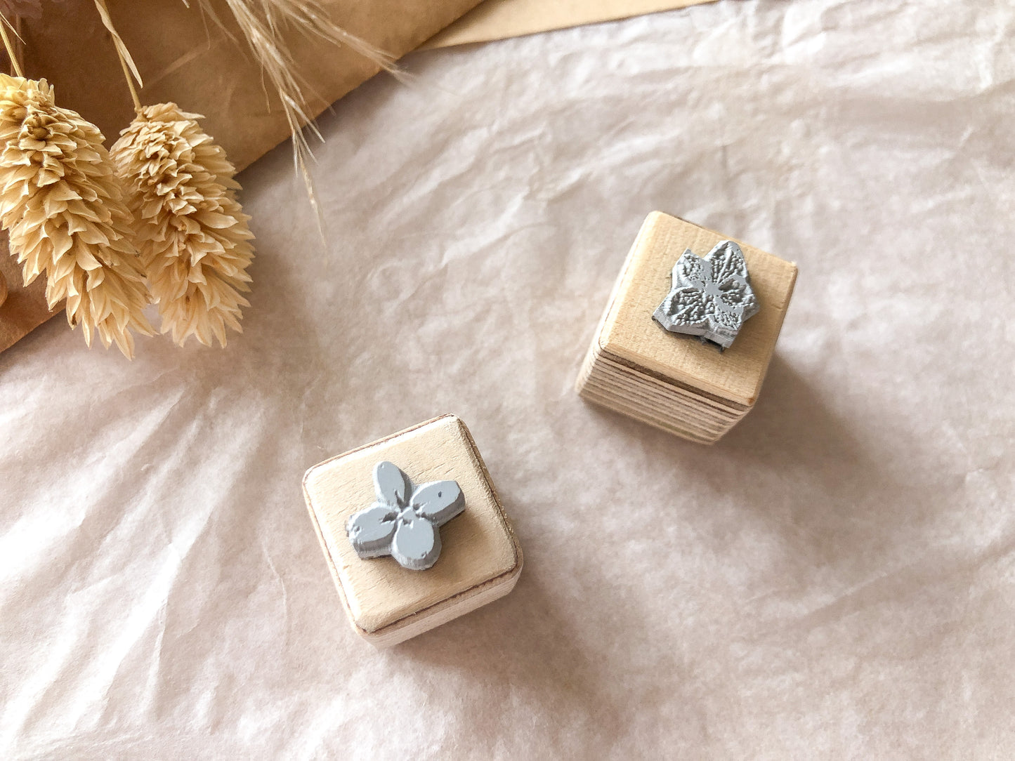 Stamp hydrangeas