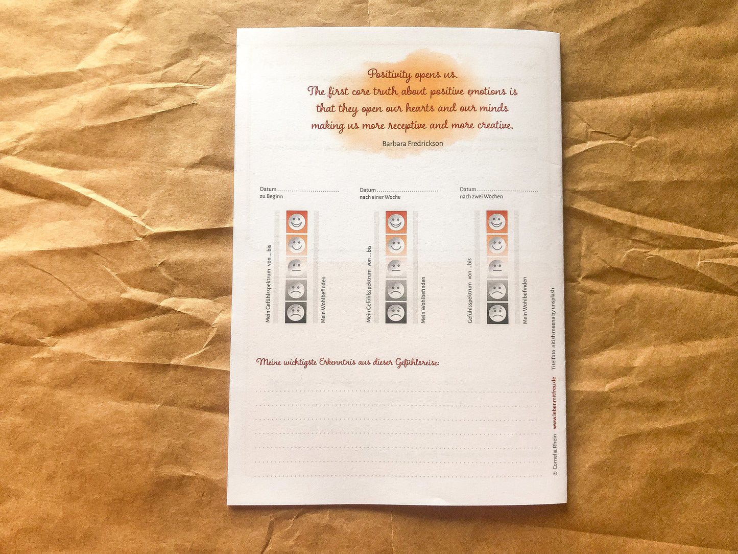 Cahier d'exercices sur la perception émotionnelle
