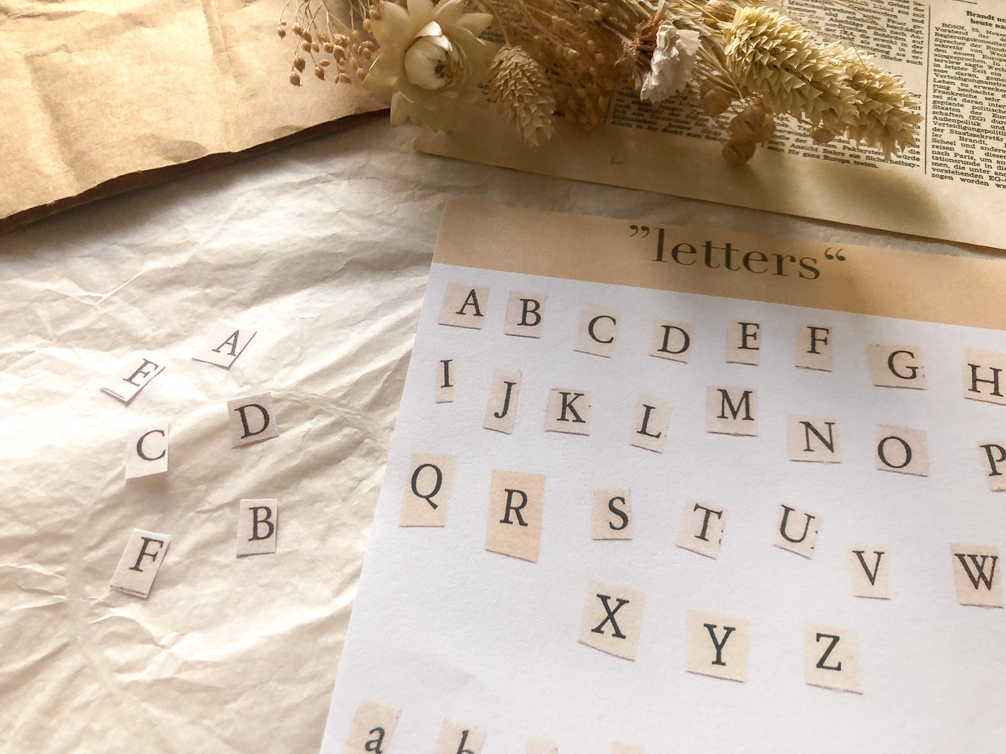 Printable "letters"