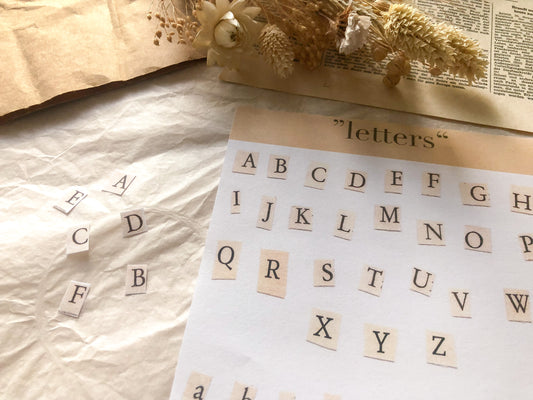 « Lettres » imprimables