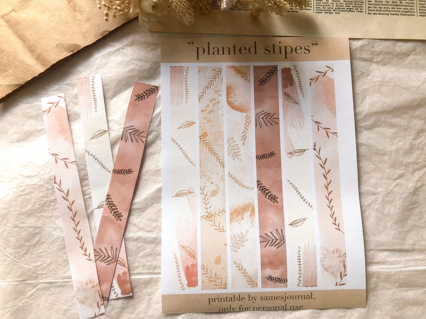II Printable "planted stripes"