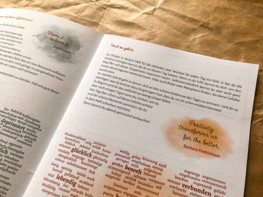 Workbook Emotional Perception