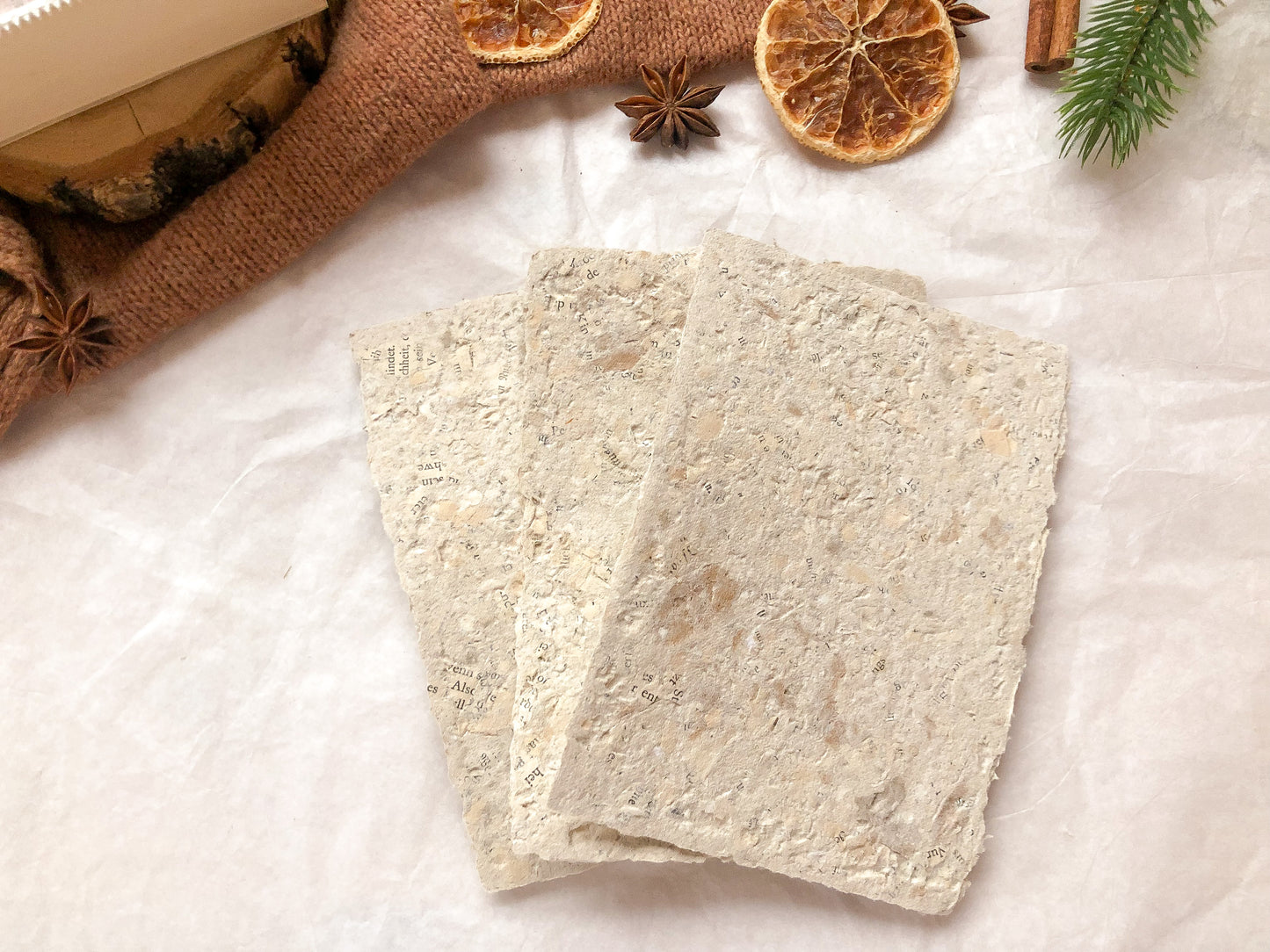 Selbst geschöpftes Papier, Handmade Paper, samesjournal