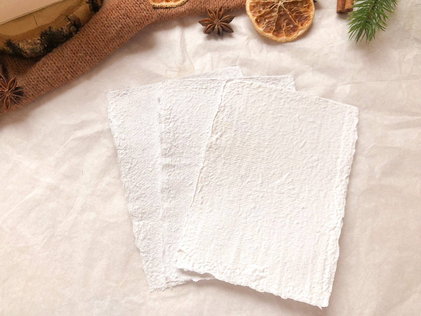 Selbst geschöpftes Papier, Handmade Paper, samesjournal