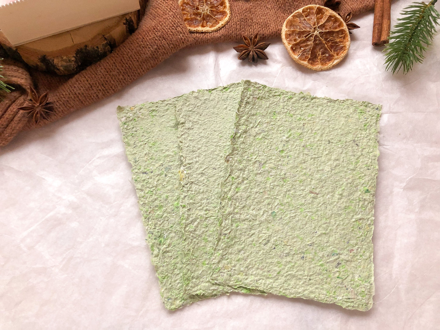 Selbst geschöpftes Papier, Handmade Paper, samesjournal