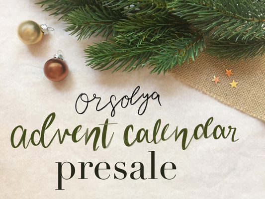 Calendrier de l'Avent Orsolya en prévente, tampon