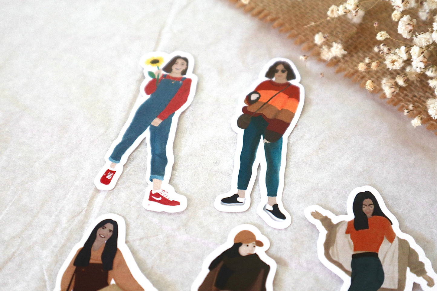 Mädchen Sticker, girls stickers - samesjournal