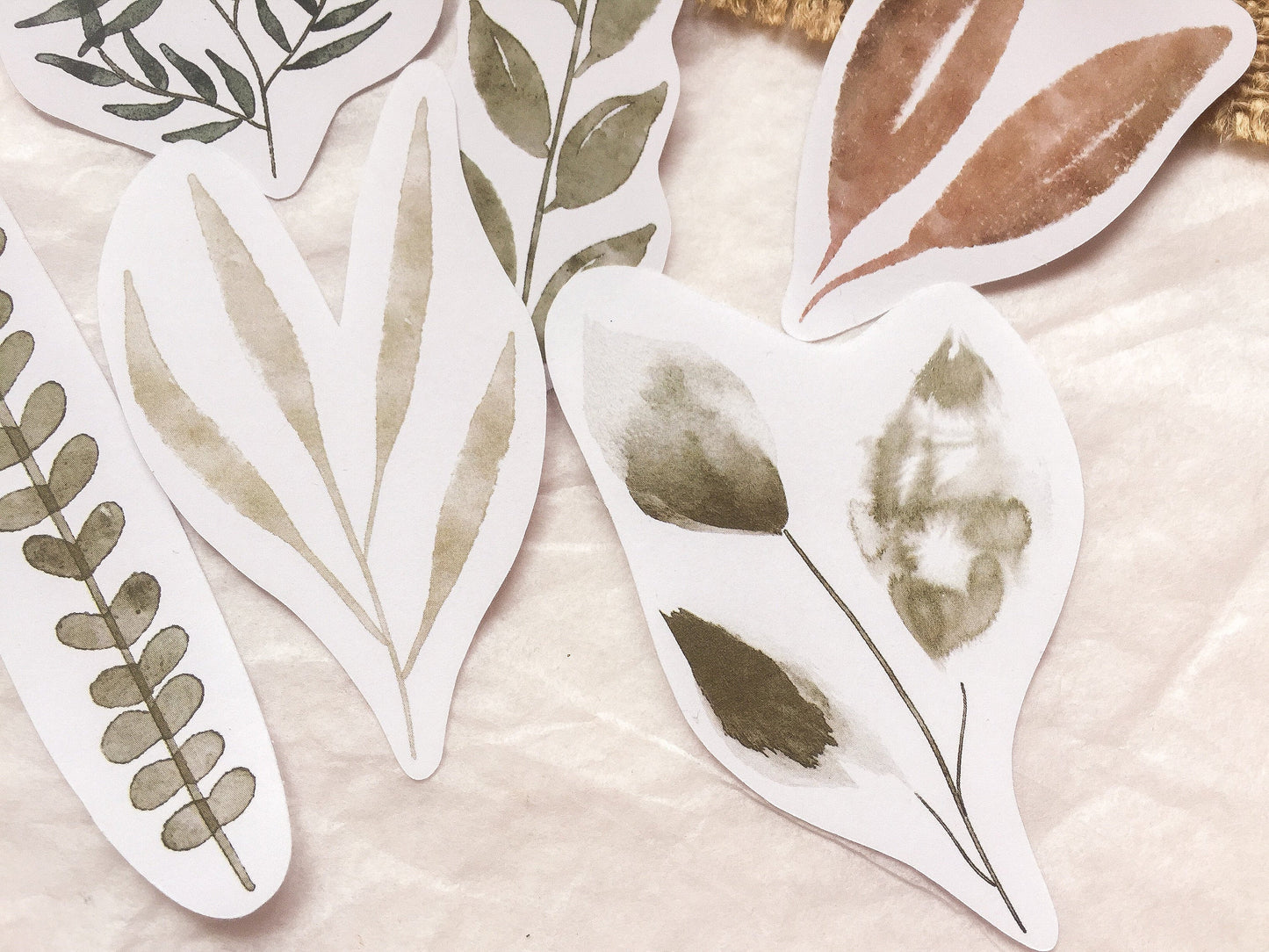 Plants die cut sticker, Pflanzensticker, Aquarellsticker, Aufkleber - samesjournal