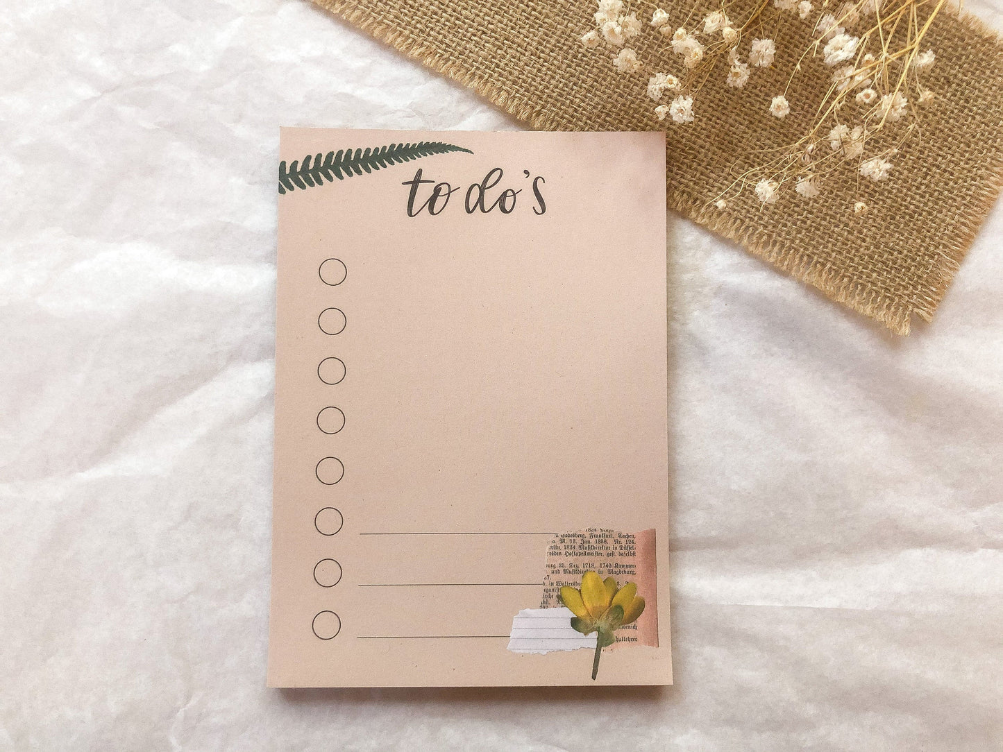 Erreur d'impression sur un bloc-notes, 50 pages, bloc-notes, notes, liste de tâches - samesjournal