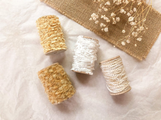 Yarn samples, various yarns, 25m each, samesjournal