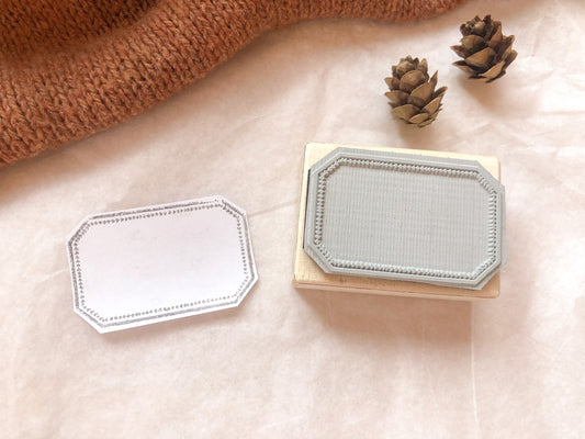II wooden stamp label, stamp, laser stamp, samesjournal