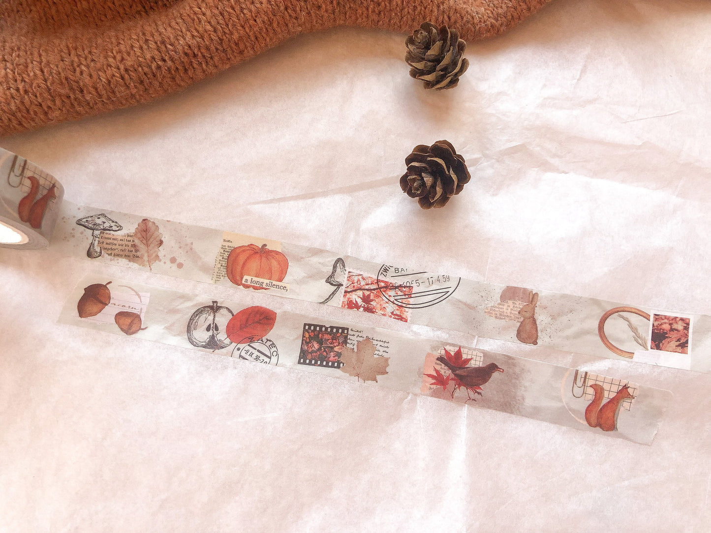 Washi Tape Autumn, Adhesive Tape, Washis, Paper Washi, - samesjournal