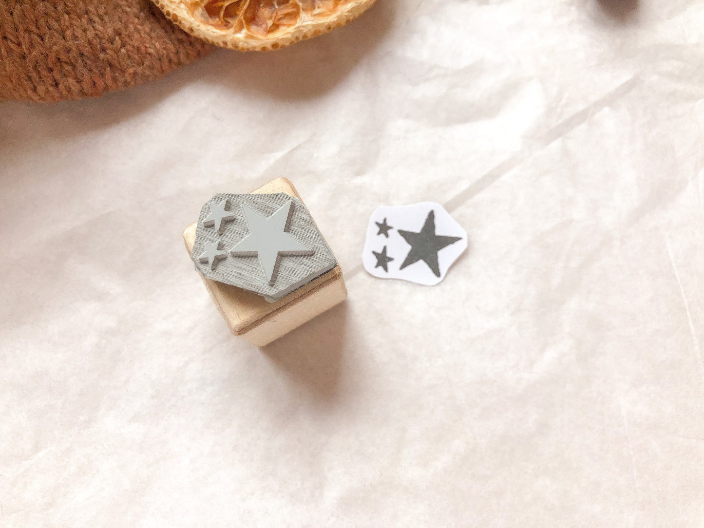 Holzstempel Sterne, Stempel, Laserstempel, Weihnachten, samesjournal