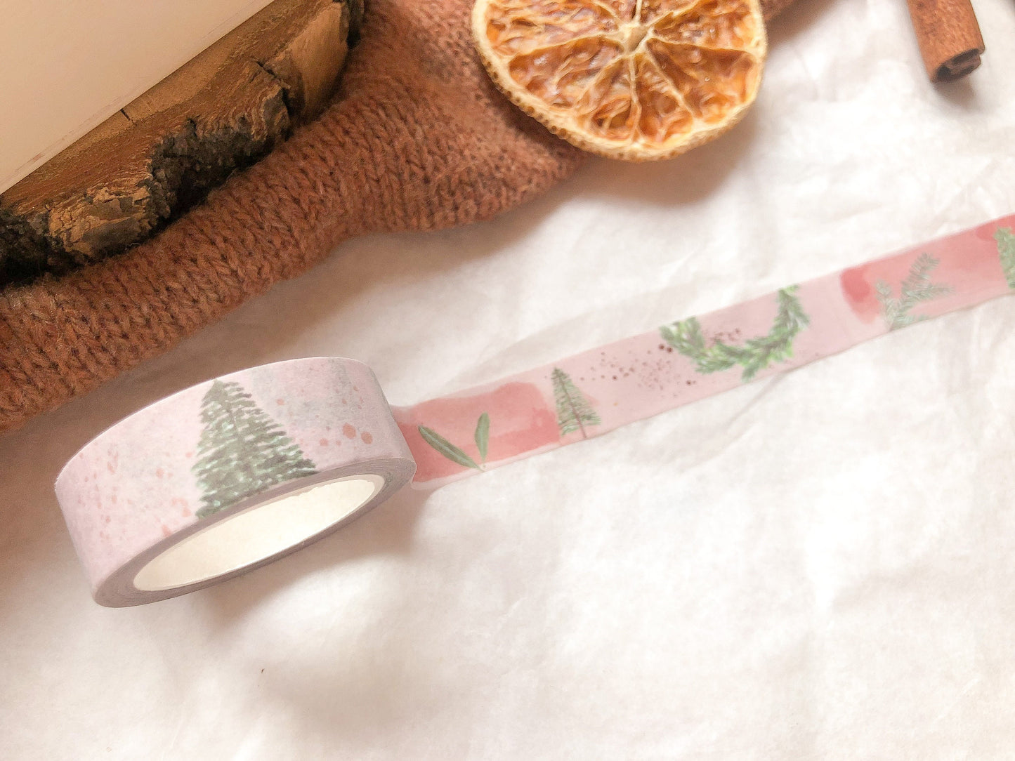 Washi Tape Weihnachten, Klebeband, Washis, Papier Tannen, Kränze, Winter - samesjournal