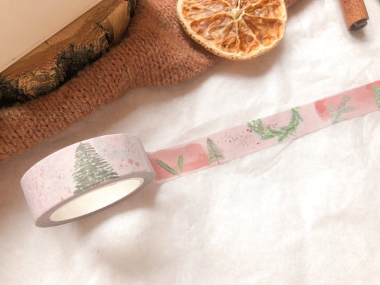 Washi Tape Christmas, Adhesive Tape, Washis, Paper Firs, Wreaths, Winter - samesjournal
