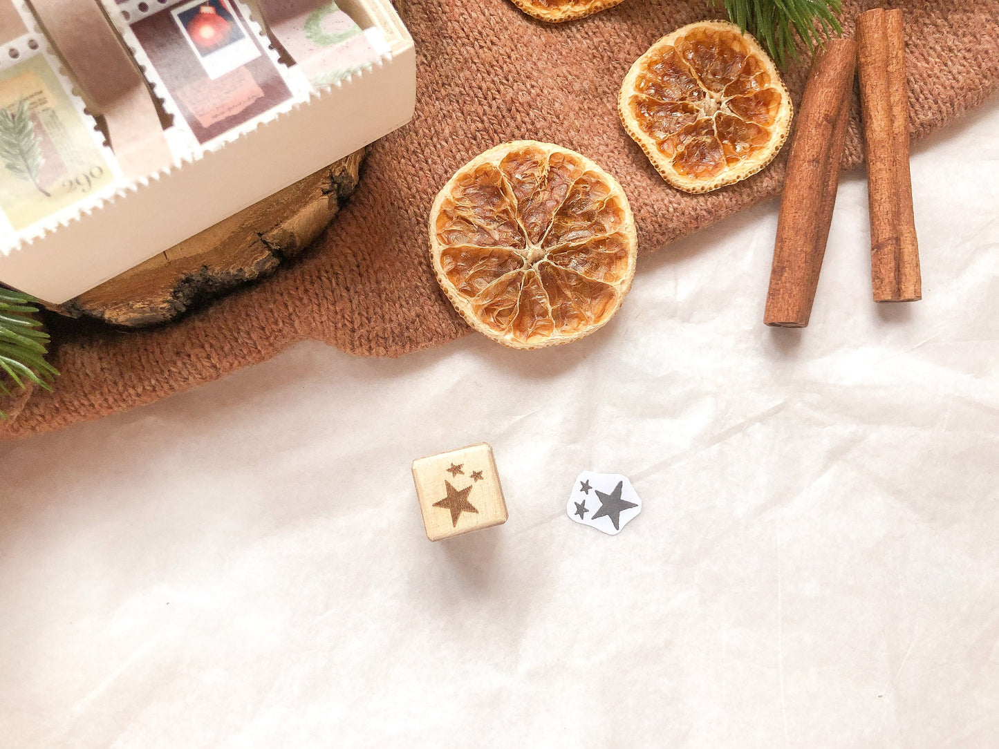 Holzstempel Sterne, Stempel, Laserstempel, Weihnachten, samesjournal