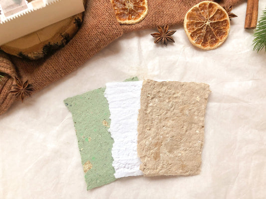 petits ensembles de papier fait main - papier fait main - samesjournal