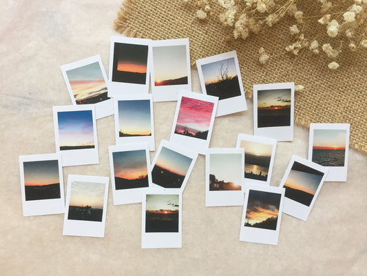 Photo Sticker Sunset, Sticker, Sunrise, Instant Photo, Samesjournal