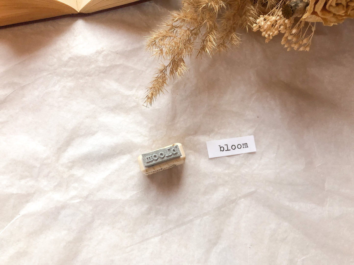Holzstempel Frühling, bloom, Stempel, Laserstempel, samesjournal