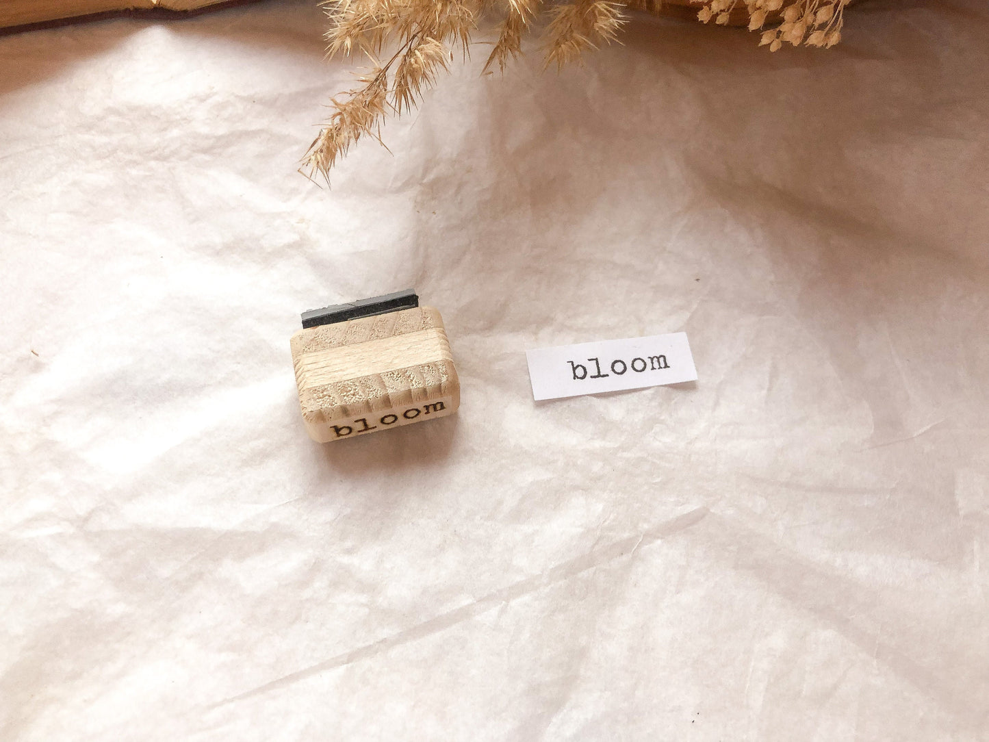 Holzstempel Frühling, bloom, Stempel, Laserstempel, samesjournal