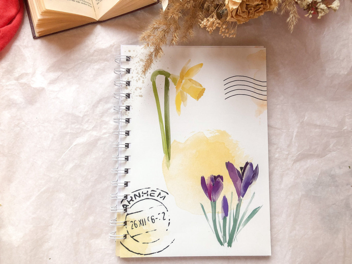 Notizbuch, Frühling, Blumen, 25/50 Seiten, Notizblöcke, Buch, samesjournal