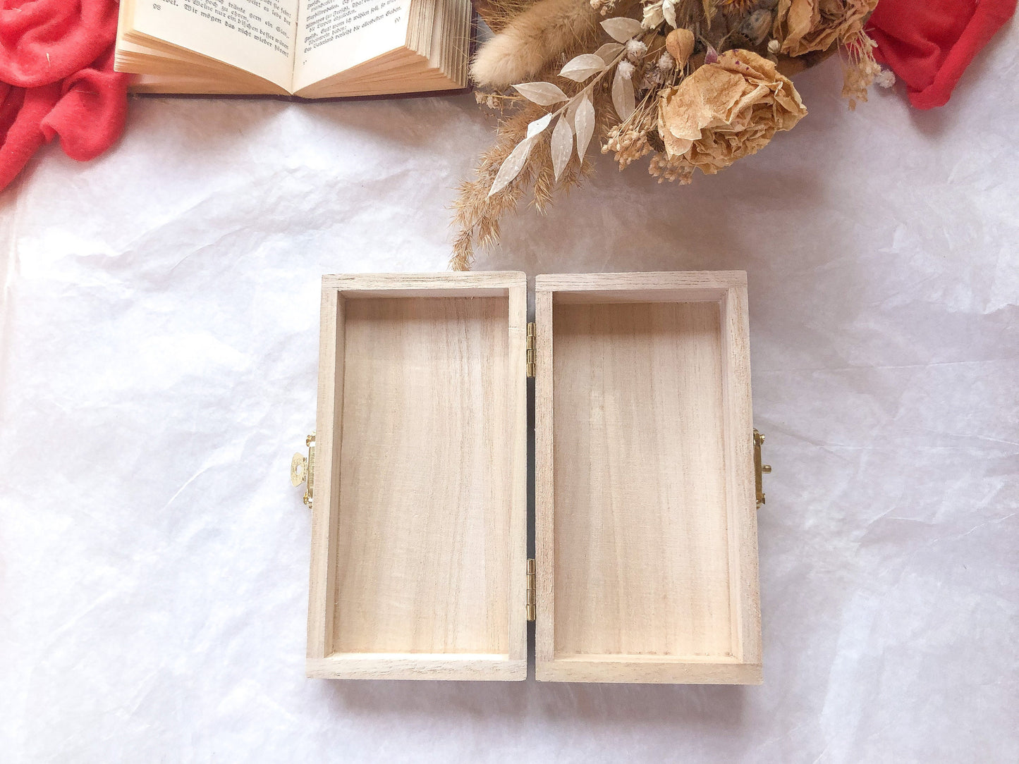 Kleine Holzdose, Holzkiste, Holzbox für Aufbewahrung - samesjournal