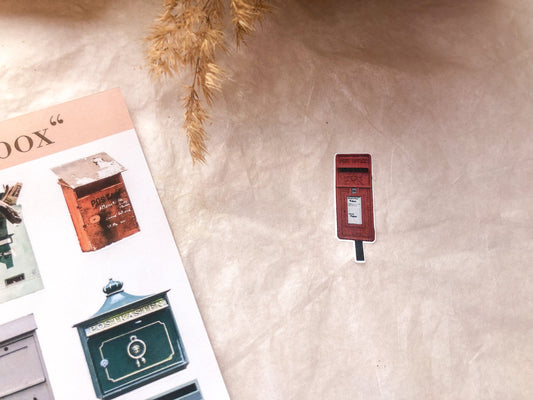 Mailboxes, sticker sheet, stickers, letters, mailbox, stamp - samesjournal
