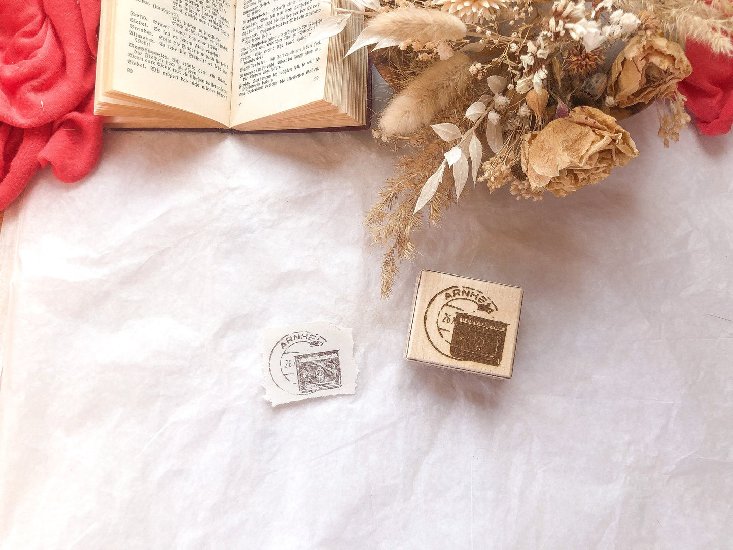 Holzstempel Briefkasten, Briefe, Post, Stempel, Laserstempel, samesjournal