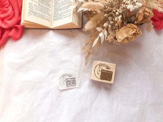 Holzstempel Briefkasten, Briefe, Post, Stempel, Laserstempel, samesjournal