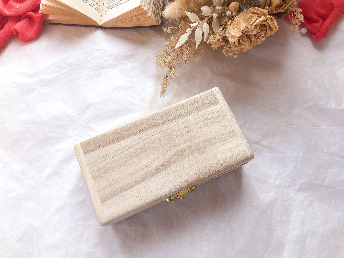 Kleine Holzdose, Holzkiste, Holzbox für Aufbewahrung - samesjournal
