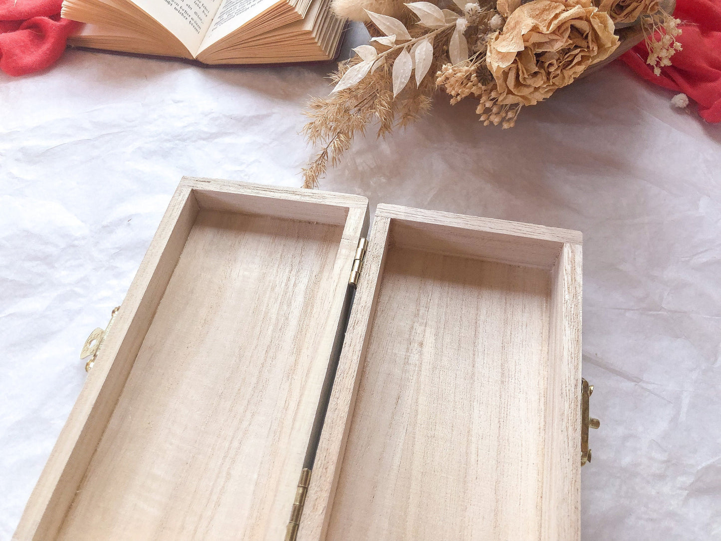 Kleine Holzdose, Holzkiste, Holzbox für Aufbewahrung - samesjournal