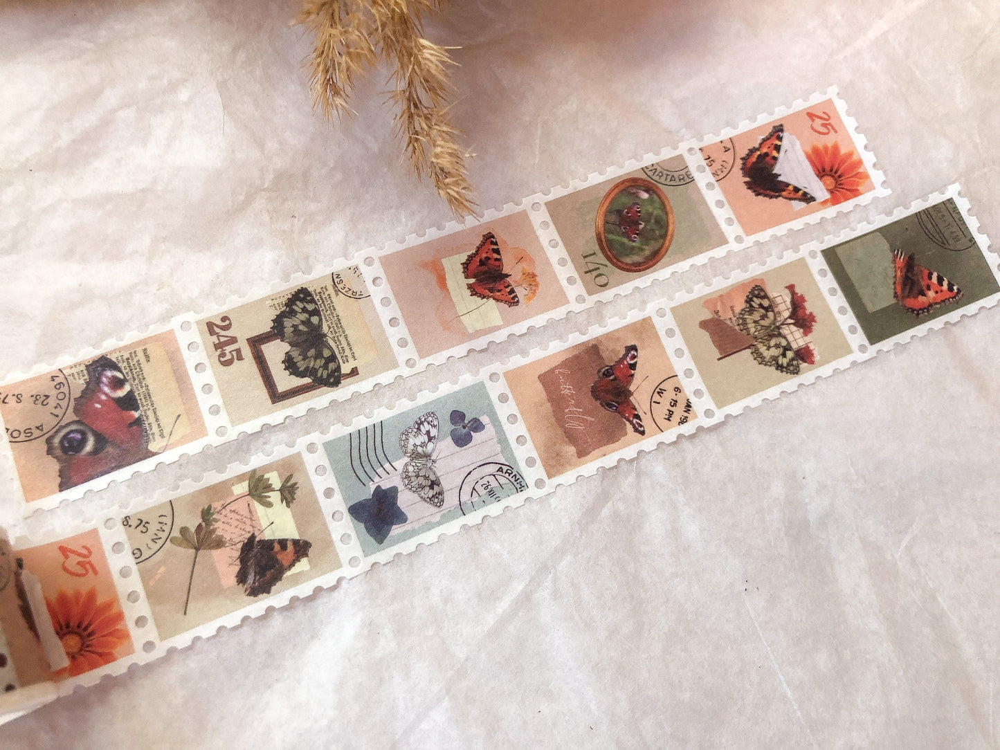 Stamp Washi Tape Schmetterling, Klebeband, Washis, Briefmarken Washi, Briefe, Butterfly, Schmetterlinge - samesjournal